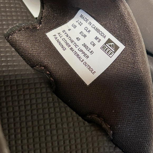 Reef Fanning Flip Flops with Bottle Opener Brown/Gum Mens 8 main image 7
